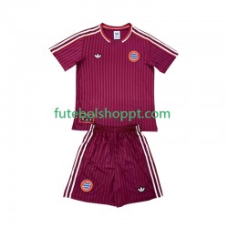 Camisola Júnior Bayern de Munique Icon Principais Equipamento 2024-2025 Manga Curta