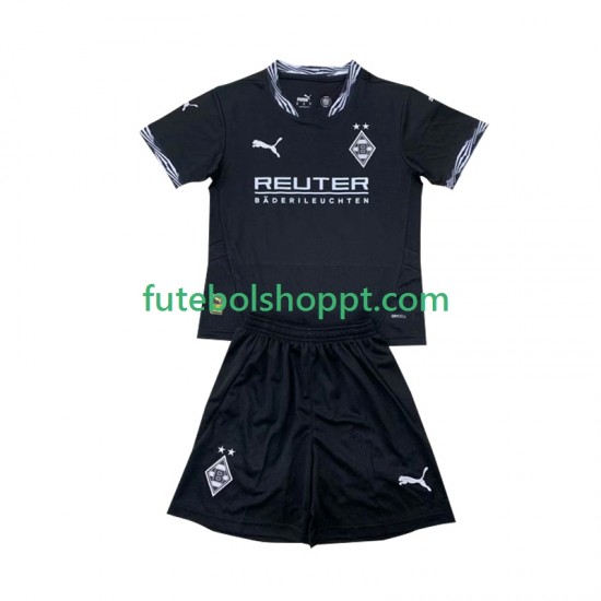 Camisola Júnior Rússia Bo Monchengladbach Alternativa Equipamento 2024-2025 Manga Curta