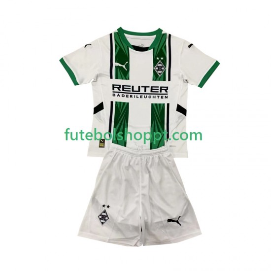 Camisola Júnior Rússia Bo Monchengladbach Principais Equipamento 2024-2025 Manga Curta