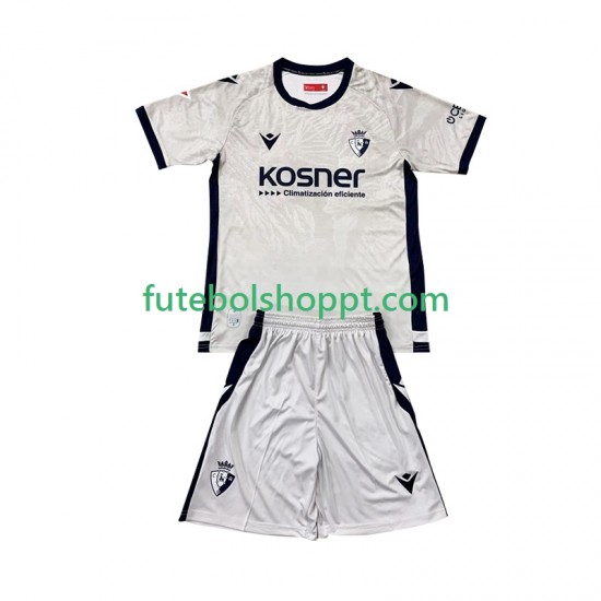 Camisola Júnior CA Osasuna Alternativa Equipamento 2024-2025 Manga Curta