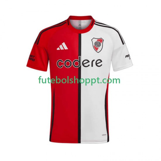 Camisola Homem CA River Plate Principais Equipamento 2025-2026 Manga Curta