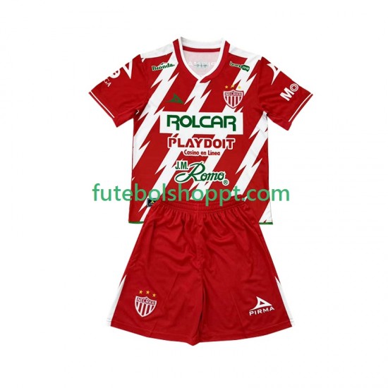 Camisola Júnior Club Necaxa Principais Equipamento 2024-2025 Manga Curta