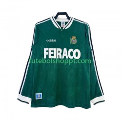 Camisola Homem Deportivo de La Coruna Retro Alternativa Equipamento 1999 Manga Comprida