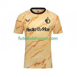 Camisola Homem Feyenoord Rotterdam Quarto Equipamento 2024-2025 Manga Curta