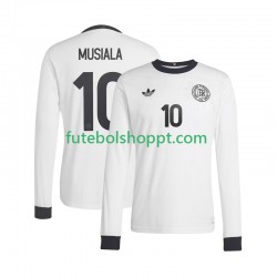 Camisola Homem Alemanha Jamal Musiala 10 ANVERSARY Principais Equipamento 2025 Manga Comprida