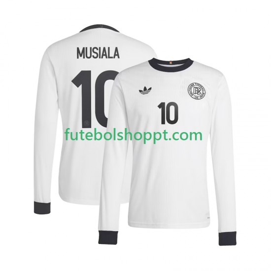Camisola Homem Alemanha Jamal Musiala 10 ANVERSARY Principais Equipamento 2025 Manga Comprida