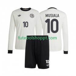 Camisola Júnior Alemanha Jamal Musiala 10 ANVERSARY Principais Equipamento 2025 Manga Comprida