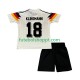 Camisola Júnior Alemanha Klinsmann 18 Retro Principais Equipamento 1990 Manga Curta