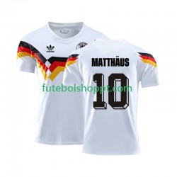 Camisola Homem Alemanha Matthaus 10 Retro Principais Equipamento 1990 Manga Curta