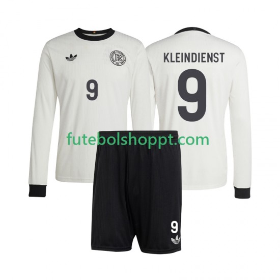 Camisola Júnior Alemanha Tim Kleindienst 9 ANVERSARY Principais Equipamento 2025 Manga Comprida