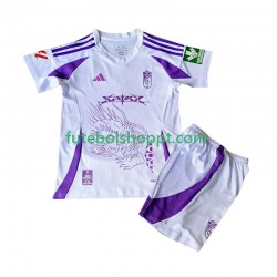 Camisola Júnior Girona Quarto Equipamento 2024-2025 Manga Curta