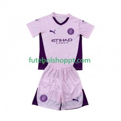 Camisola Júnior Girona Terceiro Equipamento 2024-2025 Manga Curta