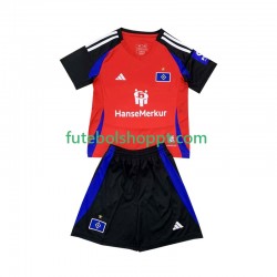 Camisola Júnior Hamburger SV Terceiro Equipamento 2024-2025 Manga Curta