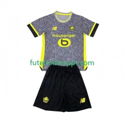 Camisola Júnior LOSC Lille Terceiro Equipamento 2024-2025 Manga Curta