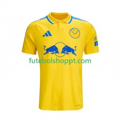 Camisola Homem Leeds United Alternativa Equipamento 2024-2025 Manga Curta