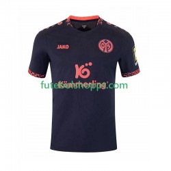 Camisola Homem Mainz 05 Alternativa Equipamento 2024-2025 Manga Curta