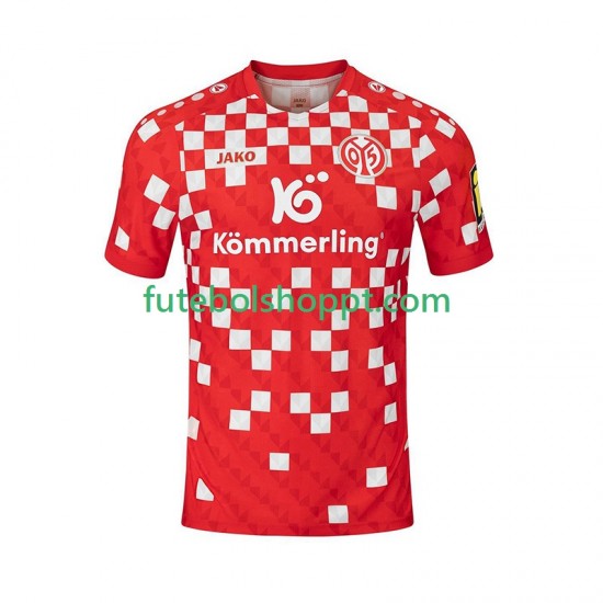 Camisola Homem Mainz 05 Principais Equipamento 2024-2025 Manga Curta