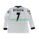 Camisola Homem Manchester United Beckham 7 Retro Alternativa Equipamento 1998 1999 Manga Comprida
