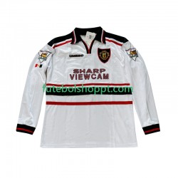 Camisola Homem Manchester United Beckham 7 Retro Alternativa Equipamento 1998 1999 Manga Comprida