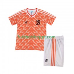 Camisola Júnior Países Baixos 1988 Retro Principais Equipamento Manga Curta