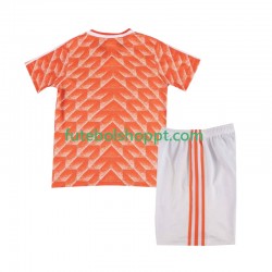 Camisola Júnior Países Baixos 1988 Retro Principais Equipamento Manga Curta