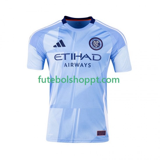 Camisola Homem New York City FC Principais Equipamento 2025 Manga Curta