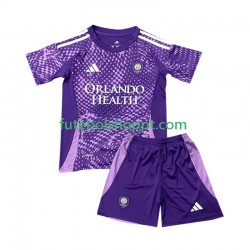 Camisola Júnior Orlando City SC Principais Equipamento 2025 Manga Curta