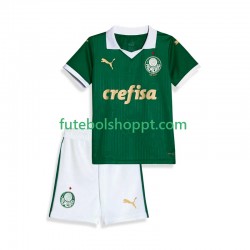 Camisola Júnior Palmeiras Principais Equipamento 2024 Manga Curta