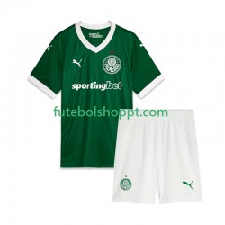 Camisola Júnior Palmeiras Principais Equipamento 2025 Manga Curta