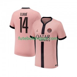 Camisola Homem Paris Saint-Germain Desire Doue 14 Terceiro Equipamento 2024-2025 Manga Curta