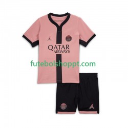 Camisola Júnior Paris Saint-Germain Terceiro Equipamento 2024-2025 Manga Curta