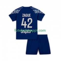 Camisola Júnior Paris Saint-Germain Zague 42 Quarto Equipamento 2024-2025 Manga Curta Camisola Júnior Paris Saint-Germain Zague 42 Quarto Equipamento 2024-2025 Manga Curta