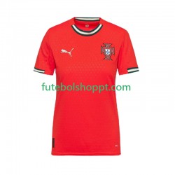 Camisola Mulher Portugal Principais Equipamento 2025 Manga Curta