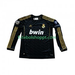 Camisola Homem Real Madrid Cristiano Ronaldo 7 -2012 Alternativa Equipamento 2011 Manga Comprida