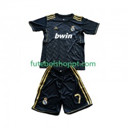 Camisola Júnior Real Madrid Cristiano Ronaldo 7 2012 Retro Alternativa Equipamento 2011 Manga Curta