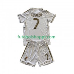 Camisola Júnior Real Madrid Cristiano Ronaldo 7 2012 Retro Principais Equipamento 2011 Manga Curta