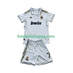 Camisola Júnior Real Madrid Cristiano Ronaldo 7 2012 Retro Principais Equipamento 2011 Manga Curta