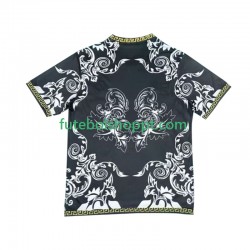 Camisola Homem Real Madrid Versace Black Edition Principais Equipamento 2024-2025 Manga Curta