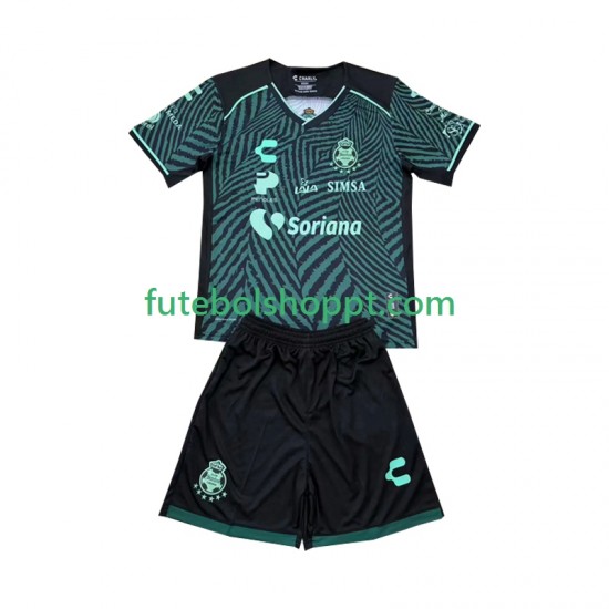 Camisola Júnior Santos FC Laguna Alternativa Equipamento 2024-2025 Manga Curta