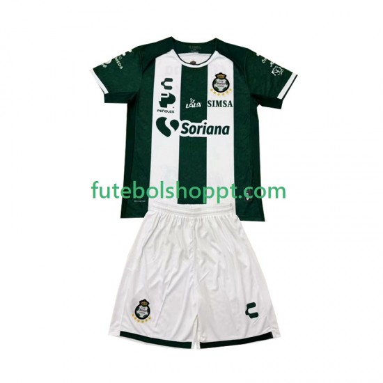 Camisola Júnior Santos FC Laguna Principais Equipamento 2024-2025 Manga Curta