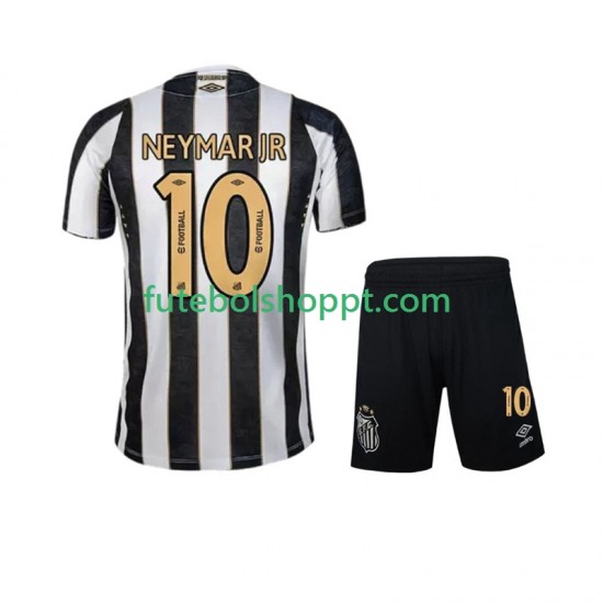 Camisola Júnior Santos FC Neymar JR 10 Alternativa Equipamento 2024-2025 Manga Curta