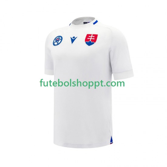 Camisola Homem Eslováquia Alternativa Equipamento 2024-2025 Manga Curta