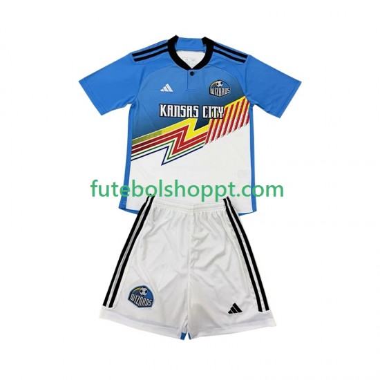 Camisola Júnior Sporting Kansas City Terceiro Equipamento 2024-2025 Manga Curta