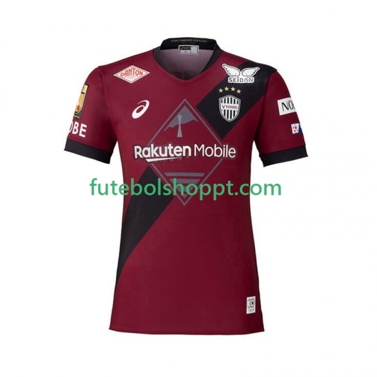 Camisola Homem Vissel Kobe Principais Equipamento 2025 Manga Curta