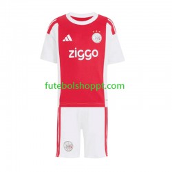 Camisola Júnior AFC Ajax Principais Equipamento 2026-2027 Manga Curta