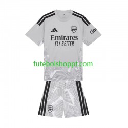Camisola Júnior Arsenal Guarda-redes Principais Equipamento 2026-2027 Manga Curta