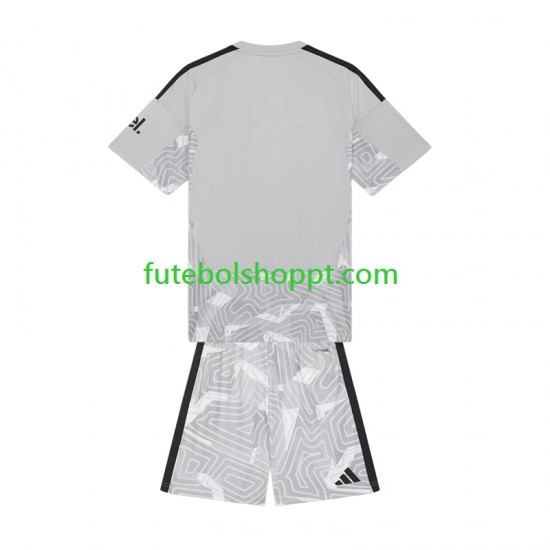 Camisola Júnior Arsenal Guarda-redes Principais Equipamento 2026-2027 Manga Curta