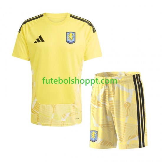 Camisola Júnior Aston Villa Guarda-redes Principais Equipamento 2026-2027 Manga Curta