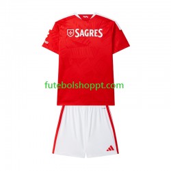 Camisola Júnior Benfica Principais Equipamento 2026-2027 Manga Curta