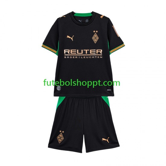 Camisola Júnior Rússia Bo Monchengladbach Alternativa Equipamento 2026-2027 Manga Curta